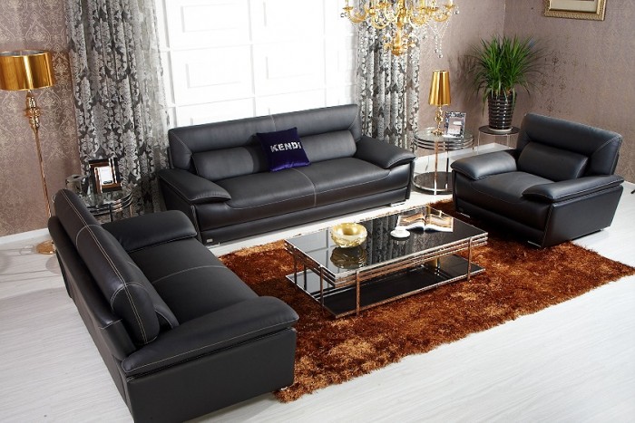 sofa da phòng tiếp khách SF13