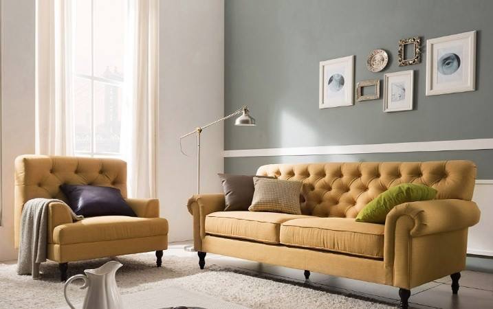 sofa nỉ phòng khách SF48