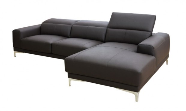 sofa Da góc màu nâu SF 32