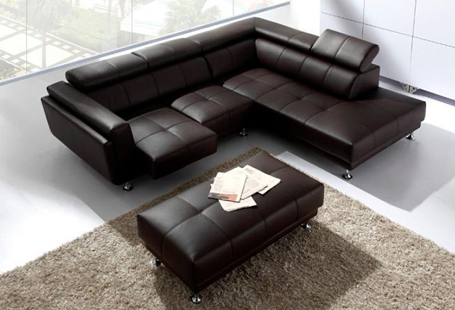 SOFA DA 2 BĂNG GÓC TRÁI 9025